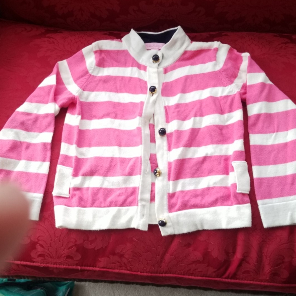 Striped Lily Pulitzer cardigan